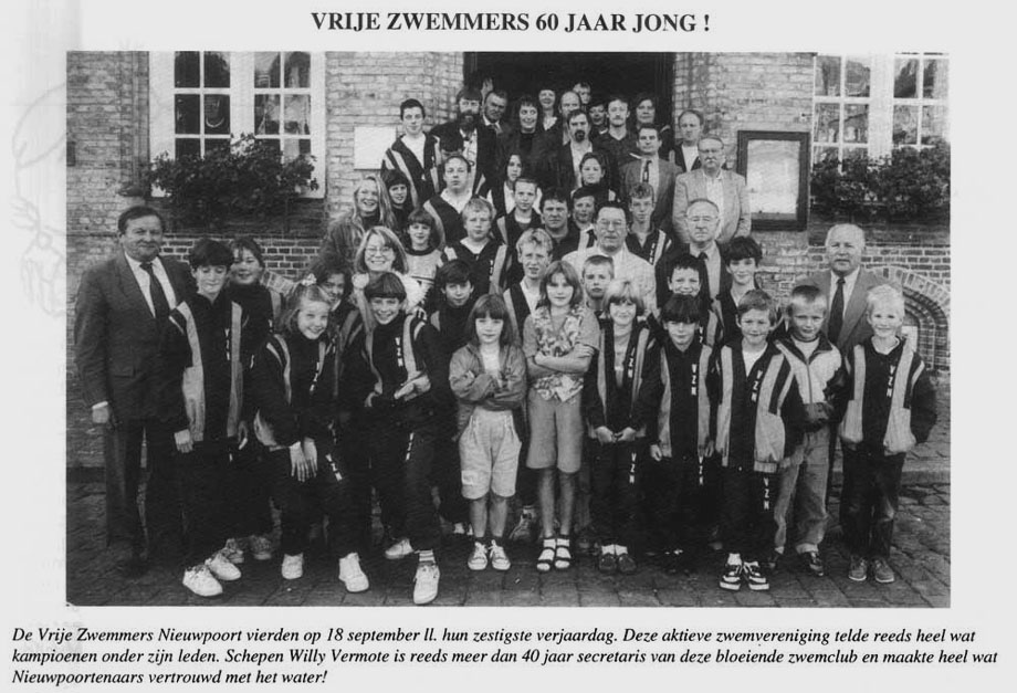 Vrije Nieeuwpootse zwemmers 60 en 75 jaar